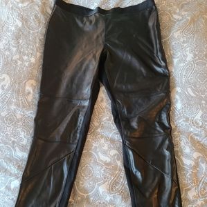 Karl Lagerfeld Paris faux leather leggings